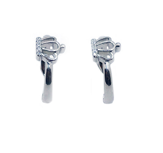 Dazzling Crown Silver 925 Toe Ring