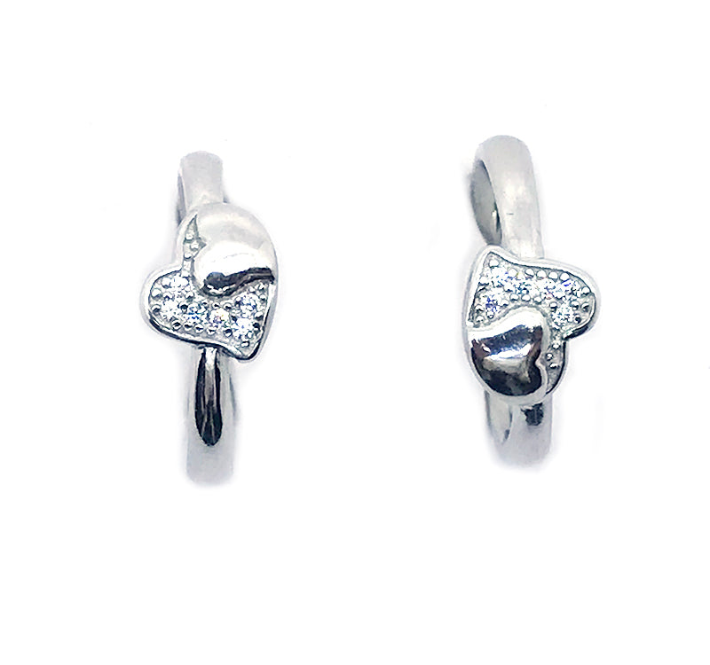 Shining Heart Silver 925 Toe Ring