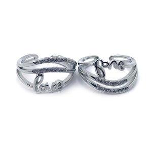 Love Motif Silver 925 Toe Ring