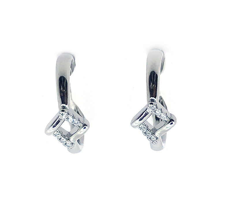 Bling Square Silver 925g Toe Ring