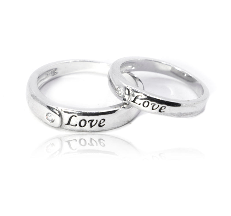 Valentine Couple Ring Silver 925 Rings