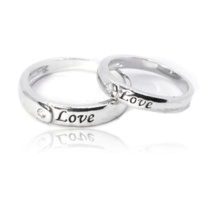 Valentine Couple Ring Silver 925 Rings