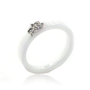 Katy Ceramic Silver 925 Ring