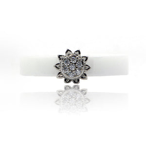 Florus Ceramic Silver 925 Ring