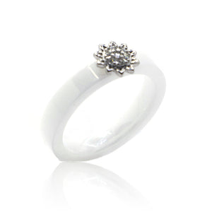 Florus Ceramic Silver 925 Ring