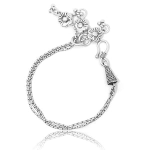 Dangling Daisy Silver 925 Bracelets