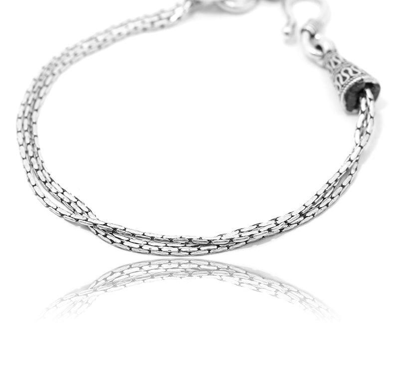 Dangling Daisy Silver 925 Bracelets