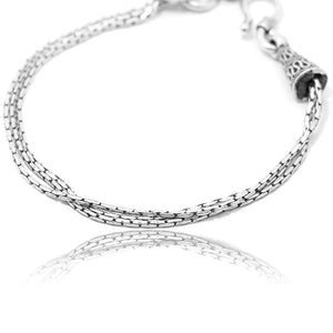 Dangling Daisy Silver 925 Bracelets