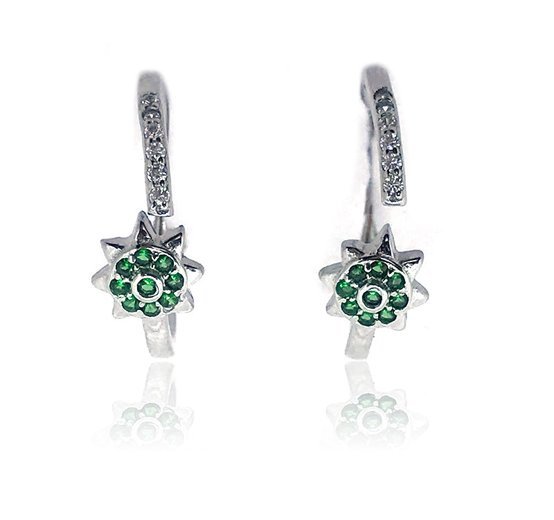 Green Star Silver 925 Toe Ring