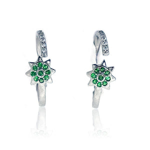 Green Star Silver 925 Toe Ring