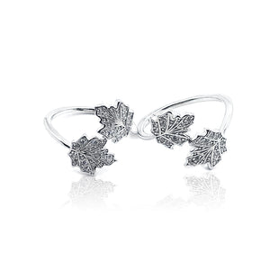 Maple Leaves Silver 925 Toe Ring