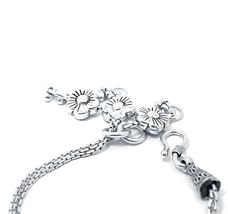 Dangling Daisy Silver 925 Bracelets