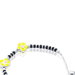 Yellow Petunia Silver 925 Bracelet Baby