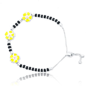 Yellow Petunia Silver 925 Bracelet Baby