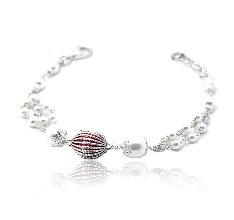 Tilly Pearl Silver 925 Bracelet