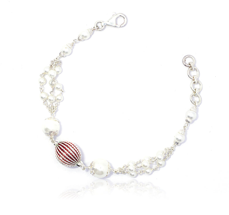 Tilly Pearl Silver 925 Bracelet