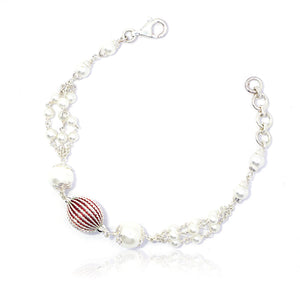 Tilly Pearl Silver 925 Bracelet