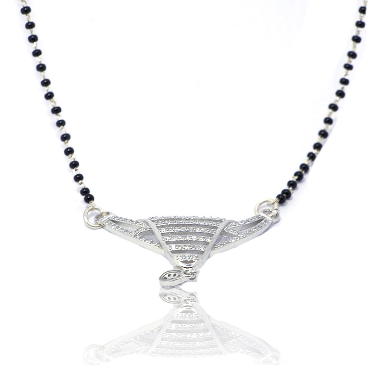 Aadyaa Silver 925 Mangalsutra Necklace