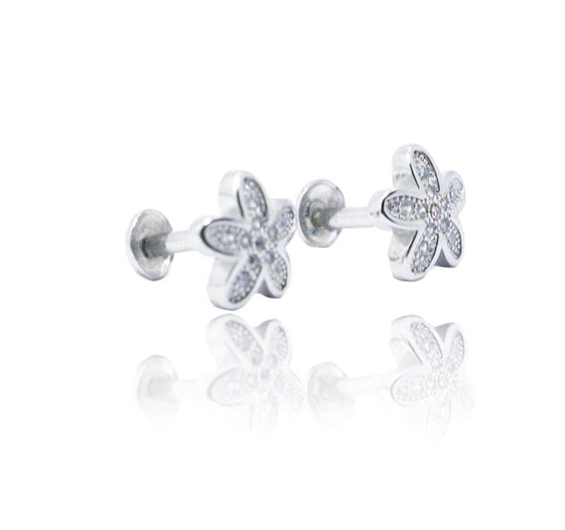 Flower Silver 925 Studs