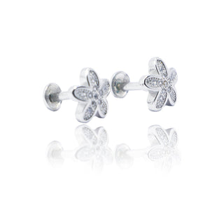 Flower Silver 925 Studs