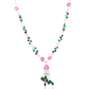 Shradha Silver 925 Necklace Set