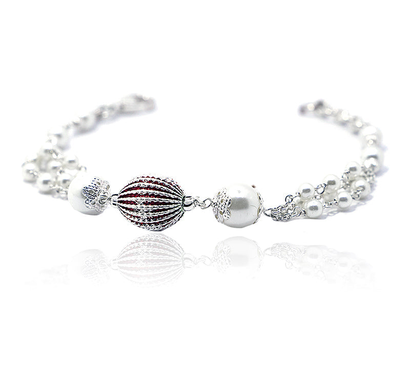 Tilly Pearl Silver 925 Bracelet