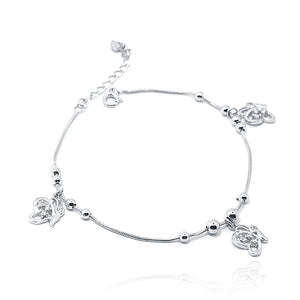 Butterfly Charms Silver 925 Bracelets