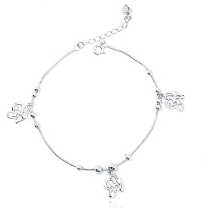 Butterfly Charms Silver 925 Bracelets