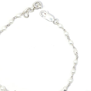 White Pearls Silver 925 Bracelet