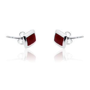 Aarzoo Red Silver 925 Earring