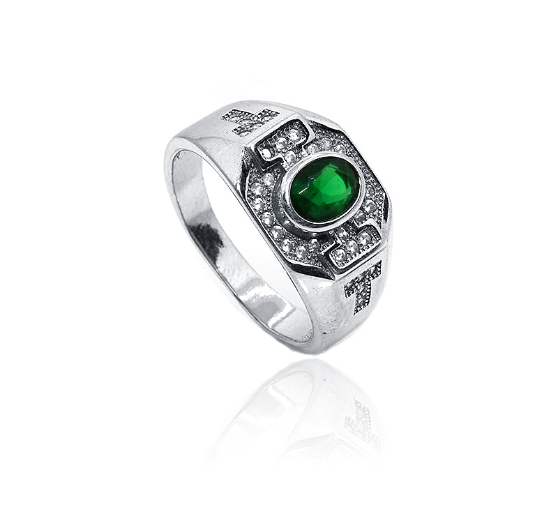 Beautiful Green Silver 925 Ring