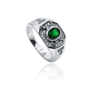 Beautiful Green Silver 925 Ring