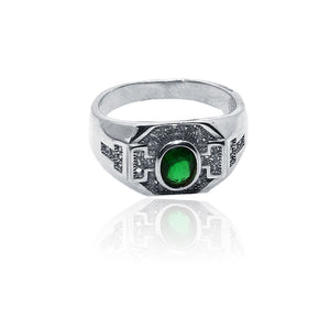 Beautiful Green Silver 925 Ring