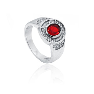 Red Stunner Silver 925 Ring