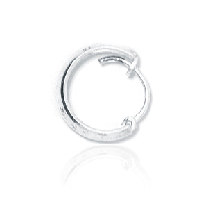 Angela Silver 925 Hoop Earring