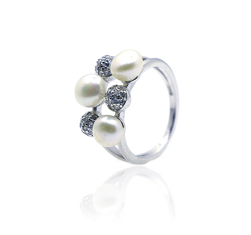 Iccha Pearl Silver 925 Ring