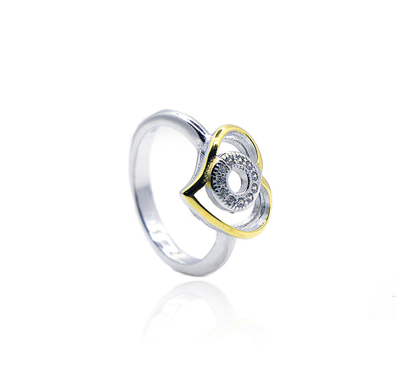 Mokshi Heart Silver 925 Ring