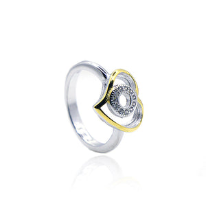 Mokshi Heart Silver 925 Ring