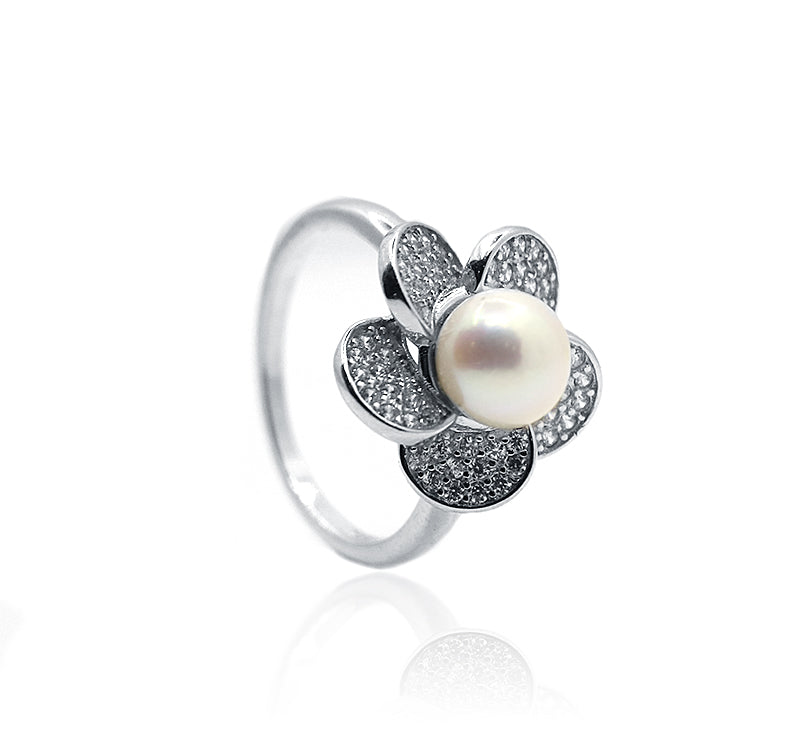 Malini Pearl Silver 925 Ring