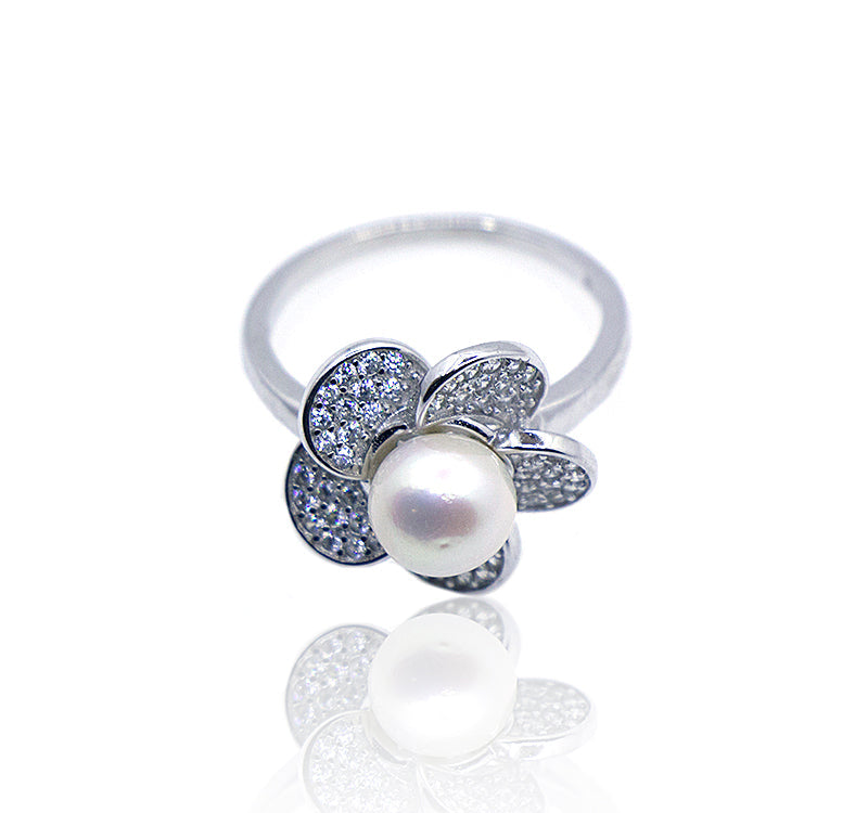 Malini Pearl Silver 925 Ring