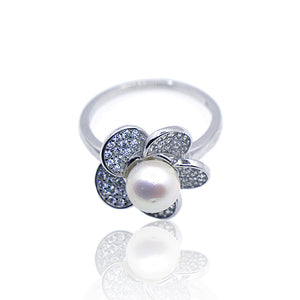 Malini Pearl Silver 925 Ring