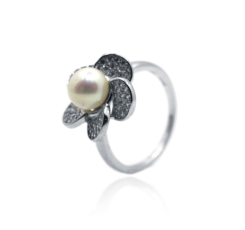 Malini Pearl Silver 925 Ring