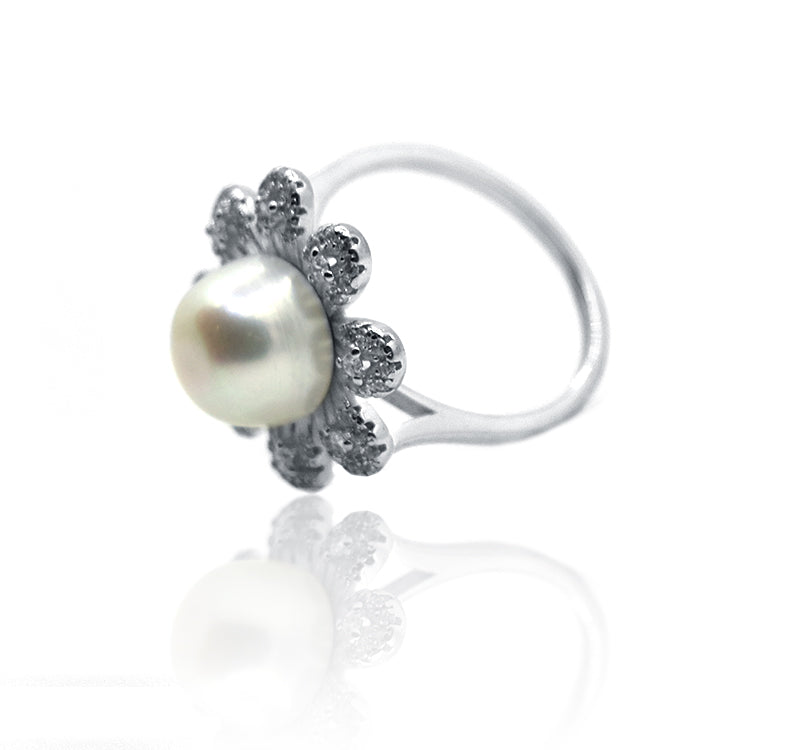 Ipshita Pearl Silver 925 Ring