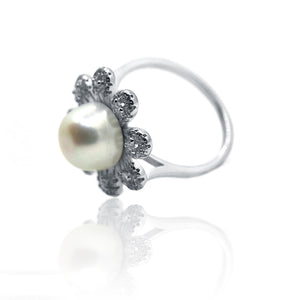 Ipshita Pearl Silver 925 Ring