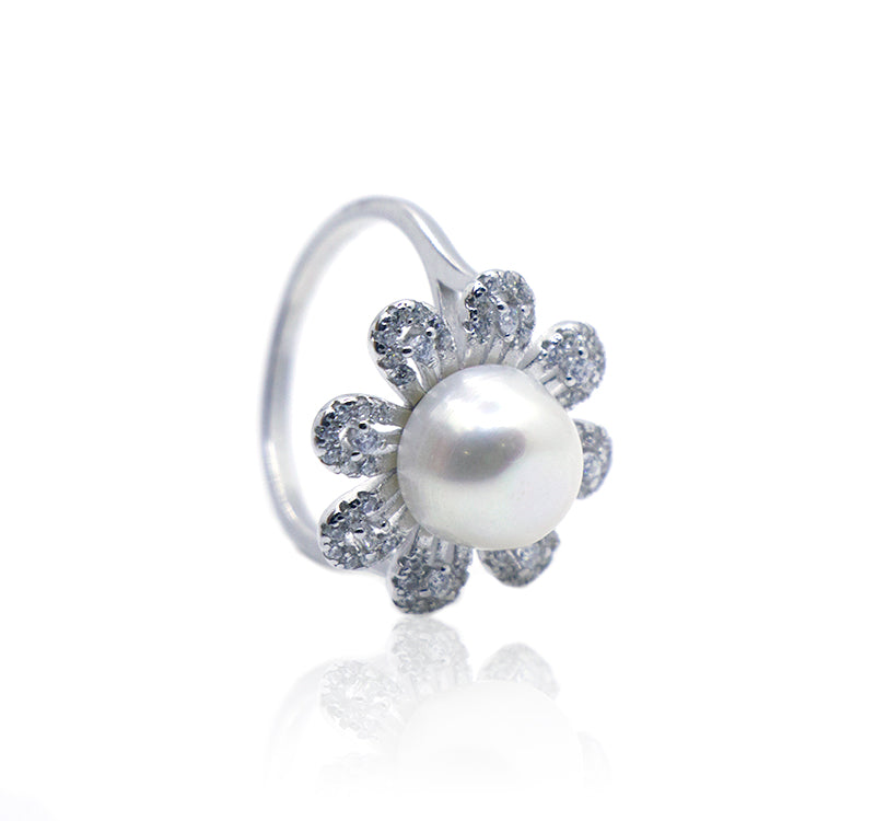 Ipshita Pearl Silver 925 Ring