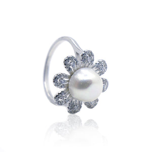 Ipshita Pearl Silver 925 Ring