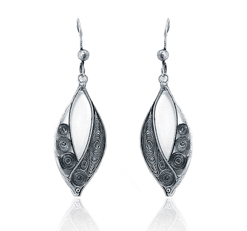 Lilian Silver 925 Earrings