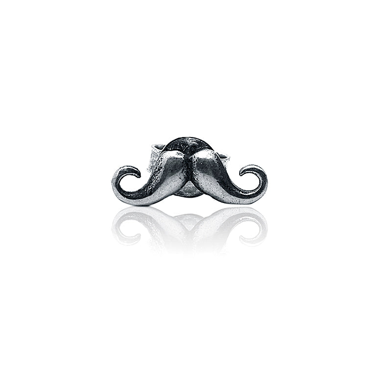 Moustache Silver 925 Studs