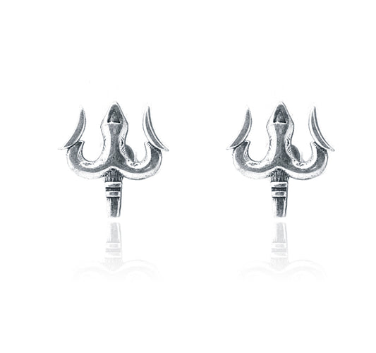 Trishul Silver 925 Studs