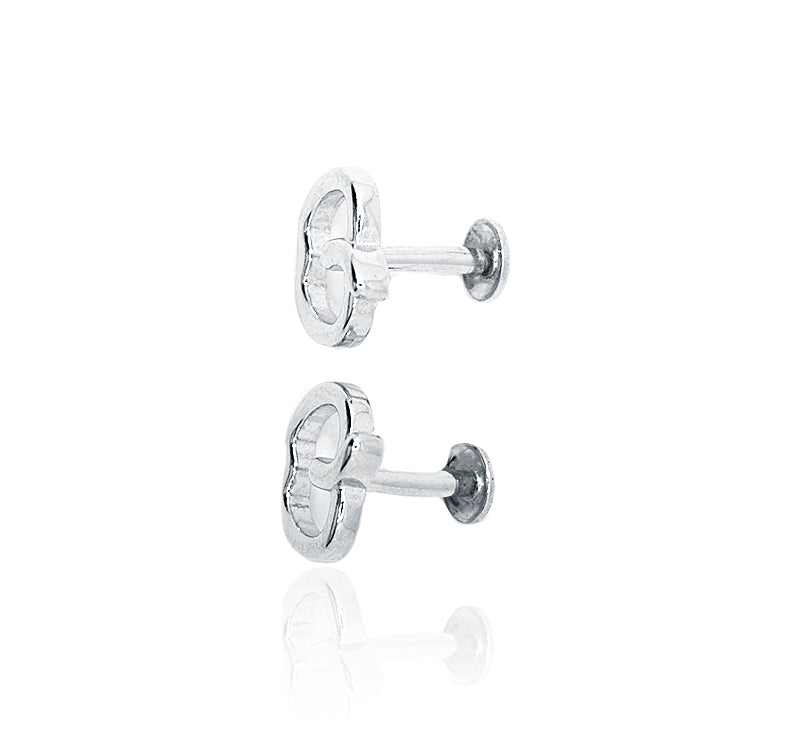 Apple Silver 925 Studs